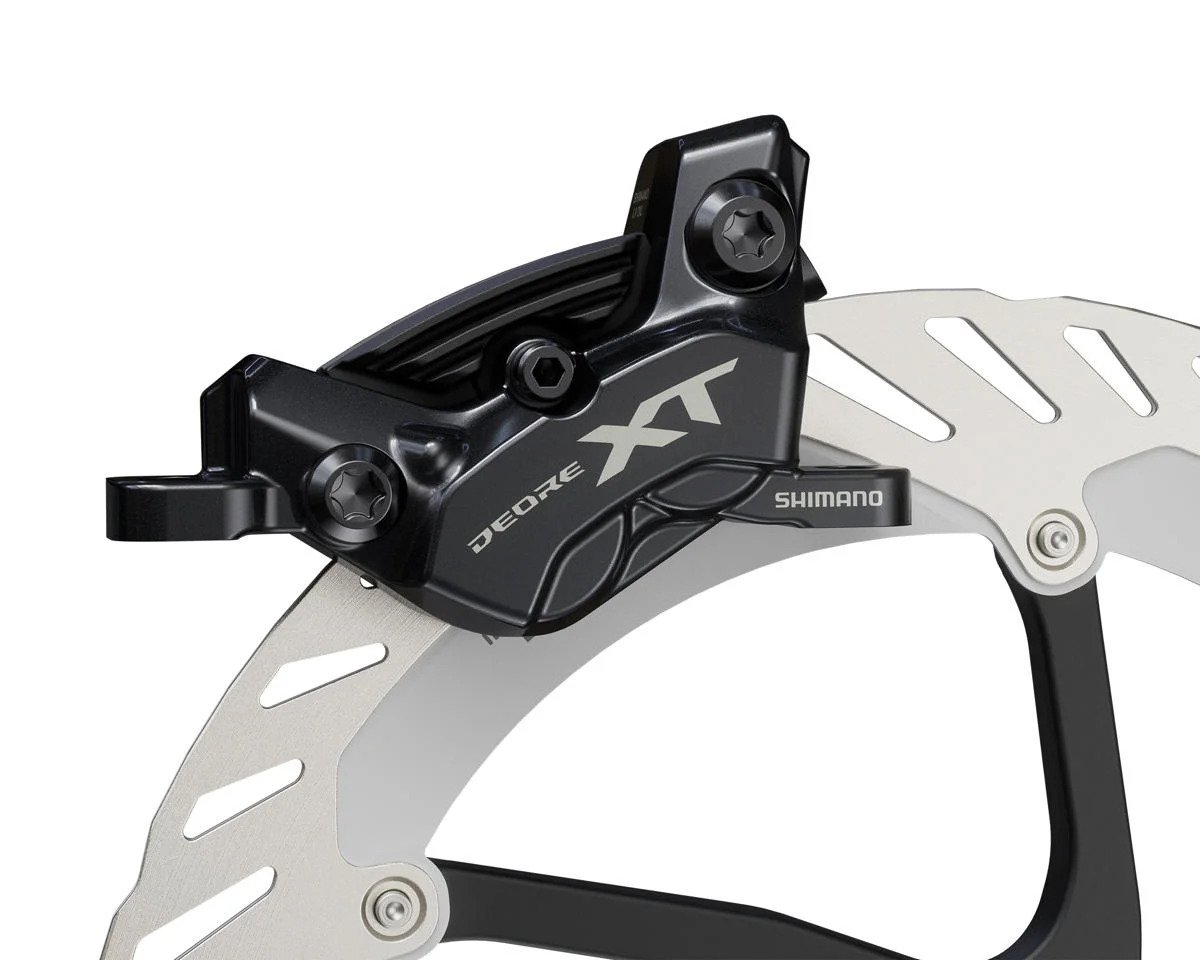 Shimano Deore XT BR-M8220 Disc Brake Caliper (Black) (4-Piston) (Front or Rear) (Post Mount) - view 5